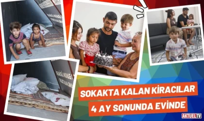 Sokakta Kalan Kiracılar 4 Ay Sonunda Evinde