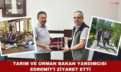 Tarım ve Orman Bakan Yardımcısı Edremit’i Ziyaret Etti