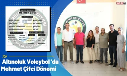  Altınoluk Voleybol ’da Mehmet Çifci Dönemi