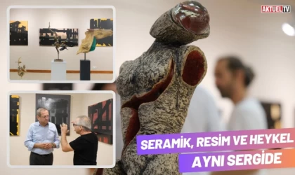 Ayvalık'ta Seramik, Resim ve Heykel Aynı Sergide