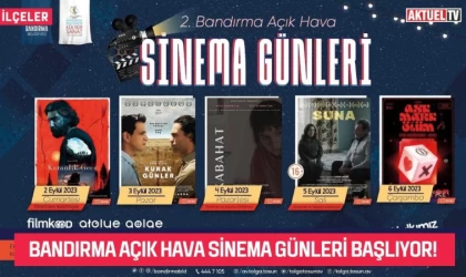 Bandırma Açık Hava Sinema Günleri Başlıyor!