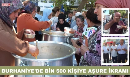 Burhaniye’de Bin 500 Kişiye Aşure İkramı