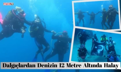 Dalgıçlardan Denizin 12 Metre Altında Halay