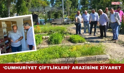 Edremit’te ‘Cumhuriyet Çiftlikleri’ Arazisine Ziyaret