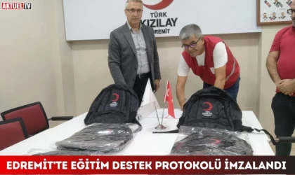 Edremit’te Eğitim Destek Protokolü İmzalandı