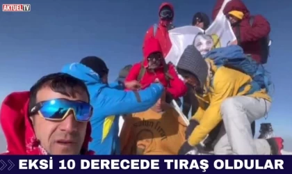 Eksi 10 Derecede Tıraş Oldular