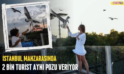 Her Gün Yaklaşık 2 Bin Turist Aynı Pozu Veriyor