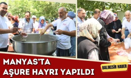 Manyas’ta Aşure Hayrı Yapıldı