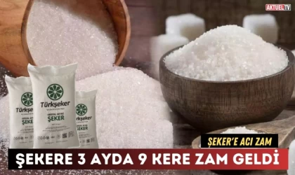 Şekere 3 Ayda 9 kez Zam Geldi