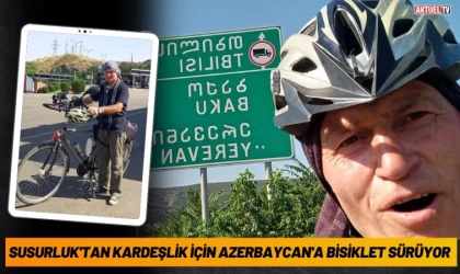 Susurluk'tan Kardeşlik İçin Azerbaycan'a Bisiklet Sürüyor