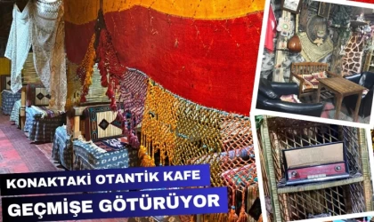 Tarihi Konaktaki Otantik Kafe Geçmişe Götürüyor