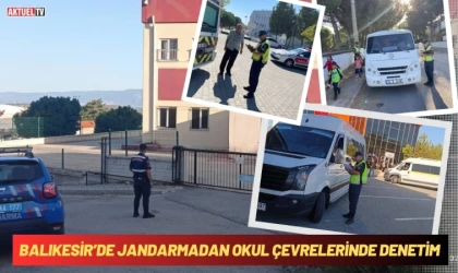 Balıkesir’de Jandarmadan Okul Çevrelerinde Denetim