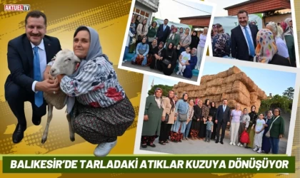 Balıkesir’de Tarladaki Atıklar Kuzuya Dönüşüyor