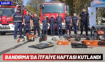 Bandırma’da İtfaiye Haftası Kutlandı