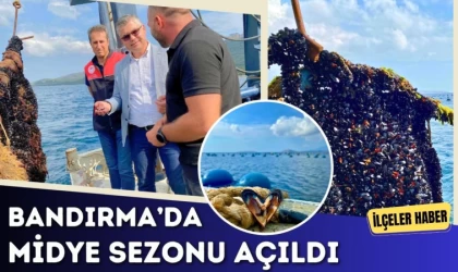 Bandırma’da Midye Sezonu Açıldı