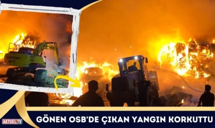 Gönen OSB'de Çıkan Yangın Korkuttu