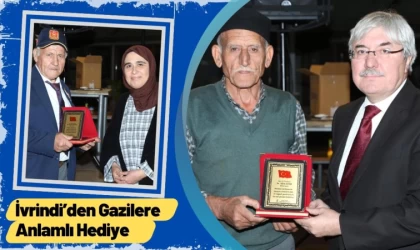 İvrindi’den Gazilere Anlamlı Hediye