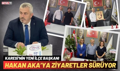 Karesi’de Hakan Aka’ya Ziyaretler Sürüyor