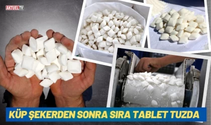 Küp Şekerden Sonra Sıra Tablet Tuzda