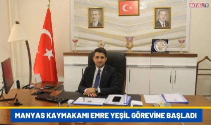 Manyas Kaymakamı Emre Yeşil Görevine Başladı