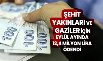 Şehit Yakınları ve Gazilere 12,4 Milyon Yardım