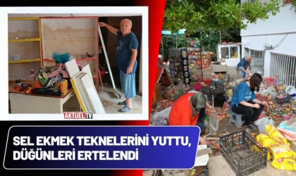 Sel Ekmek Teknelerini Yuttu, Düğünleri Ertelendi