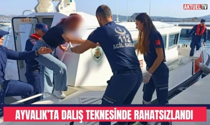 Ayvalık’ta Dalış Teknesinde Rahatsızlandı