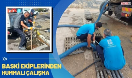 BASKİ Ekiplerinden Hummalı Çalışma