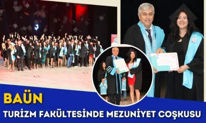 BAÜN Turizm Fakültesinde Mezuniyet Coşkusu