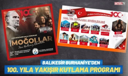 Burhaniye’de 100. Yıla Yakışır Kutlama Programı