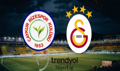 Çaykur Rizespor ile Galatasaray 43. Randevuda