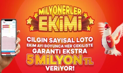 Çılgın Sayısal’da Ekstra 5 Milyon Kazandı