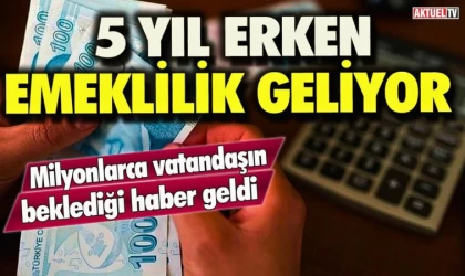 Esnafa 5 Yıl Erken Emeklilik Geliyor