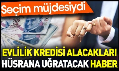 Evlilik Kredisinde Gençleri Üzecek Haber