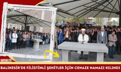 Filistinli Şehitler İçin Cenaze Namazı Kılındı