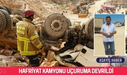 Hafriyat Kamyonu Uçuruma Devrildi