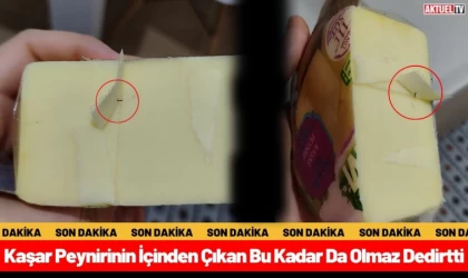 Kaşar Peynirinin İçinden Çıkan Bu Kadar Da Olmaz Dedirtti