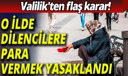 O şehirde dilencilere para vermek yasaklandı