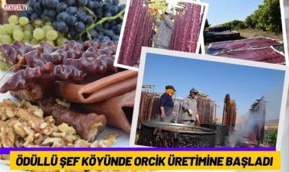 Ödüllü Şef Köyünde Orcik Üretimine Başladı