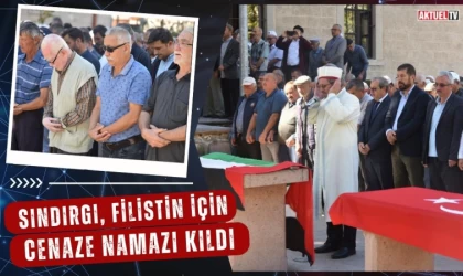 Sındırgı Filistin İçin Cenaze Namazı Kıldı