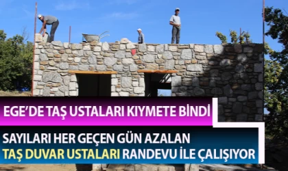 Taş Ustaları Kıymete Bindi