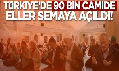 90 Bin Camide Filistinliler İçin Dualar Edildi