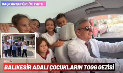 Balıkesir Adalı Çocukların Togg Gezisi