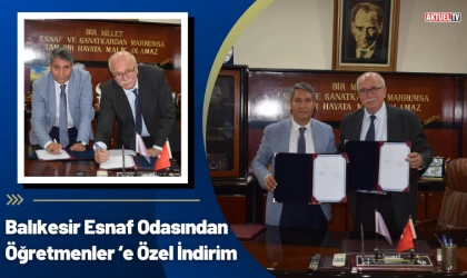 Balıkesir Esnafından Öğretmenler Günü’ne Özel İndirim