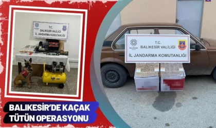 Balıkesir’de Kaçak Tütün Operasyonu