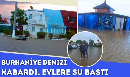 Burhaniye Denizi Kabardı, Evlere Su Bastı