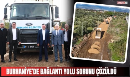 Burhaniye’de Bağlantı Yolu Sorunu Çözüldü