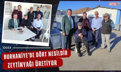 Burhaniye’de Dört Nesildir Zeytinyağı Üretiyor