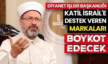 Diyanet İşleri Başkanlığı ve Türkiye Diyanet Vakfı'nda Boykot Ürünlere Son