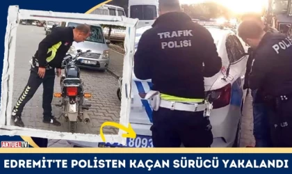 Edremit'te Polisten Kaçan Sürücü Yakalandı